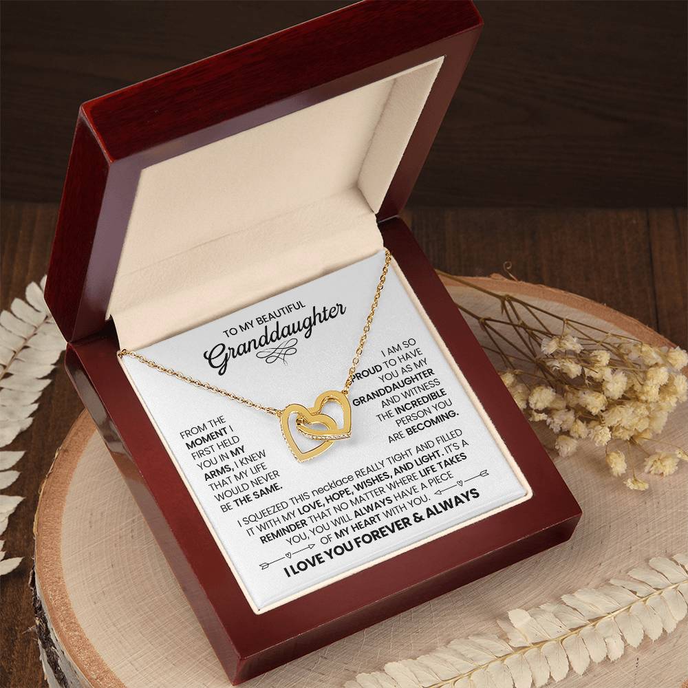 Granddaughter-Interlocking Heart Necklace (30)