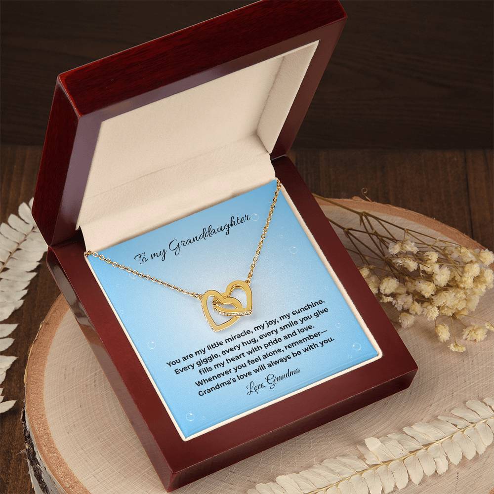 Granddaughter-Interlocking Heart Necklace (25)