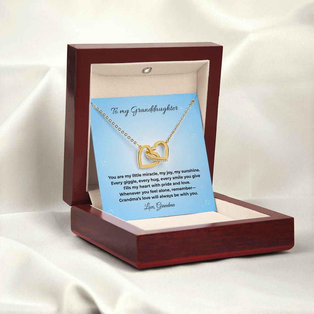 Granddaughter-Interlocking Heart Necklace (25)