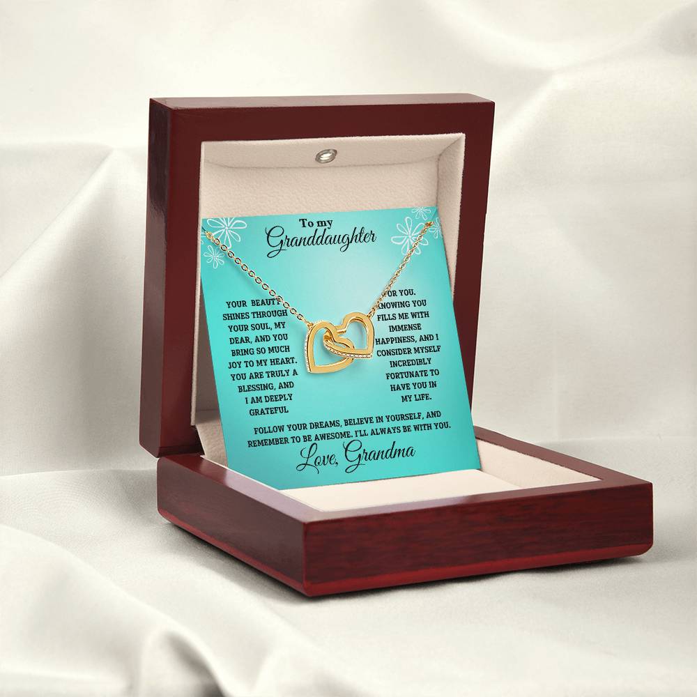 Granddaughter-Interlocking Heart Necklace (62)