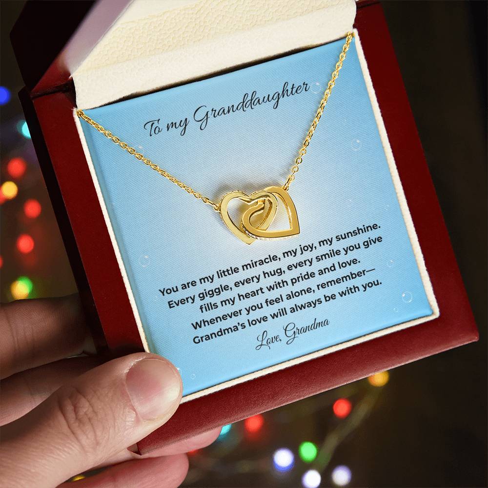 Granddaughter-Interlocking Heart Necklace (25)