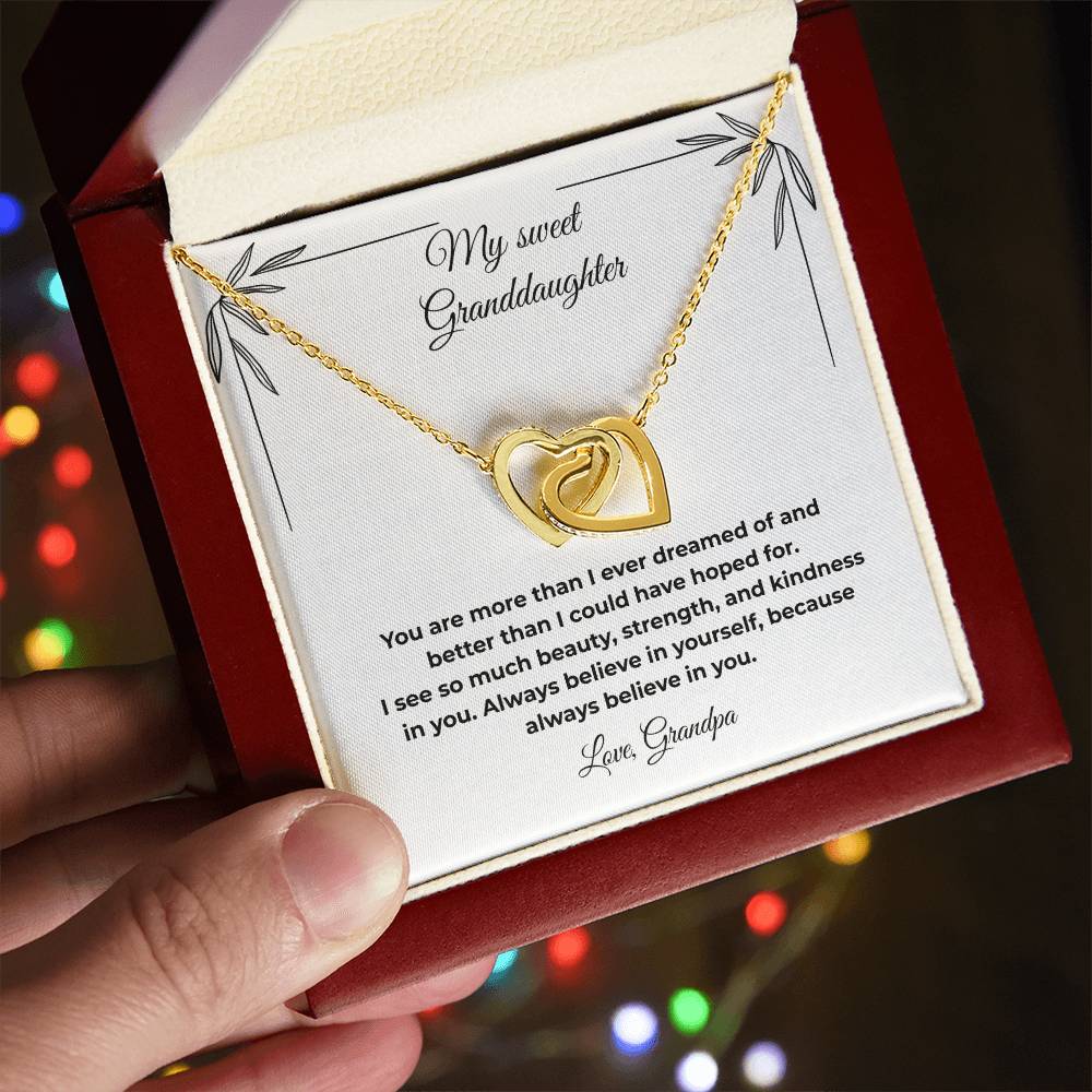 Granddaughter-Interlocking Heart Necklace (28)