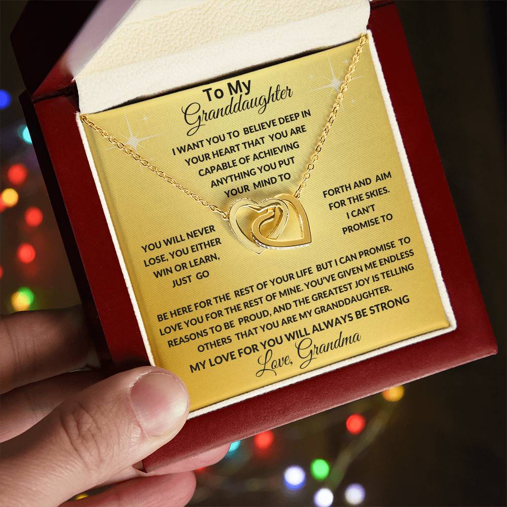 Granddaughter-Interlocking Heart Necklace (67)