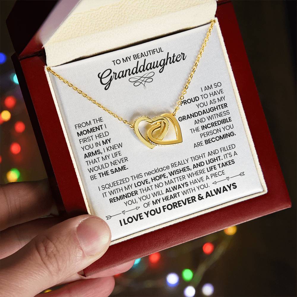 Granddaughter-Interlocking Heart Necklace (30)