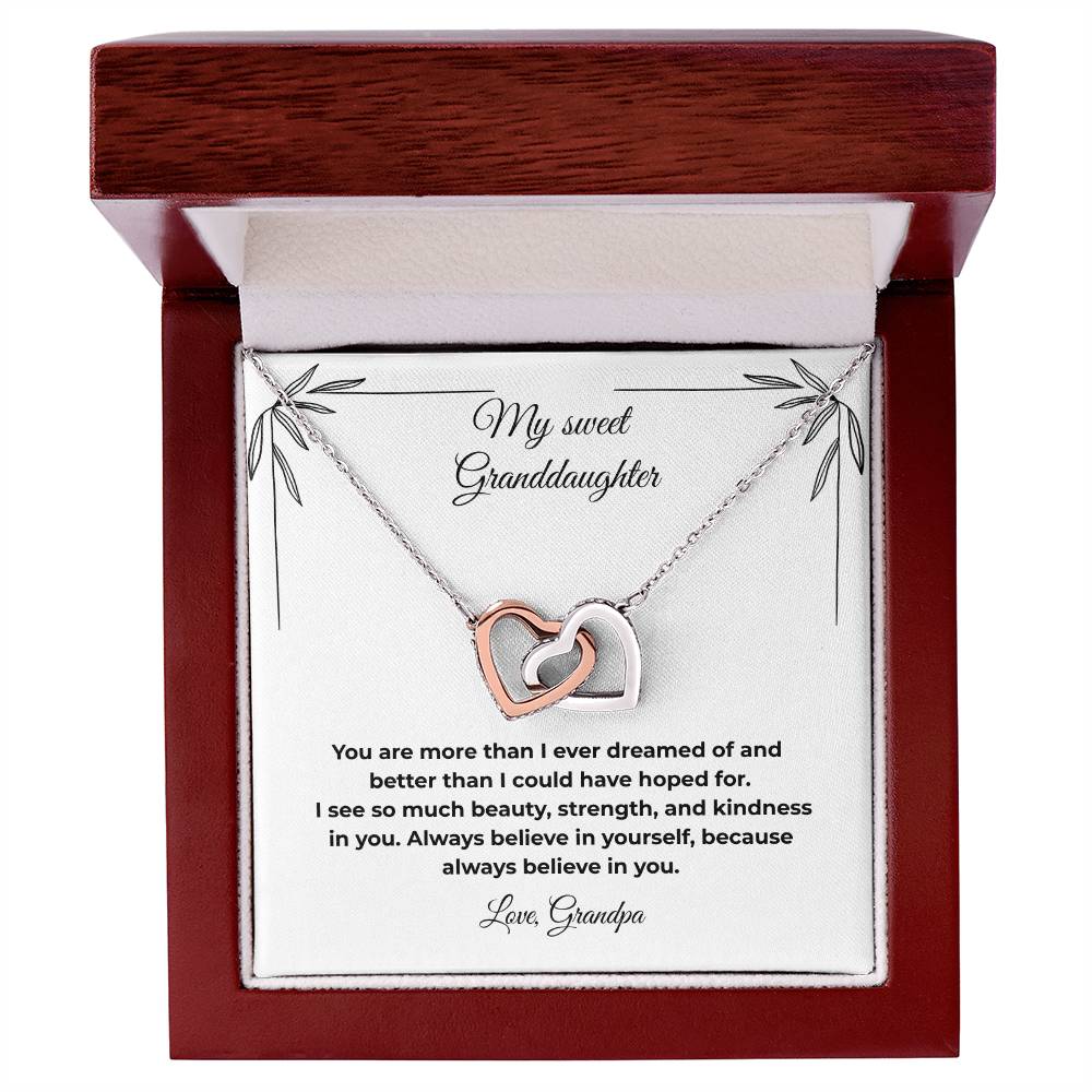 Granddaughter-Interlocking Heart Necklace (28)