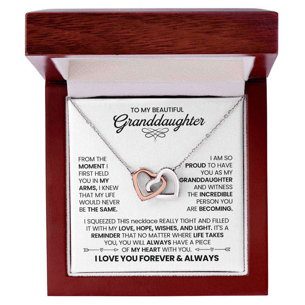 Granddaughter-Interlocking Heart Necklace (30)
