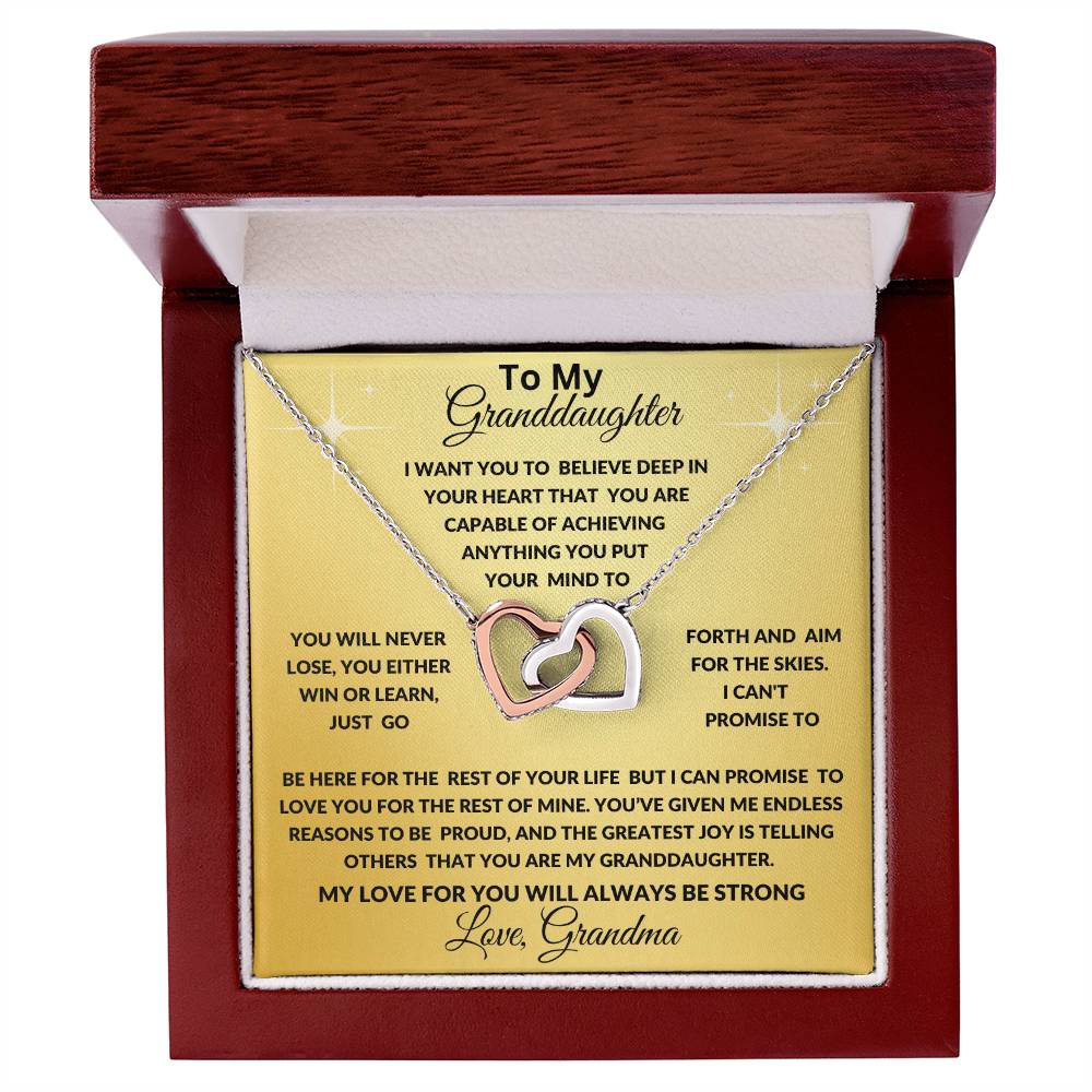 Granddaughter-Interlocking Heart Necklace (67)