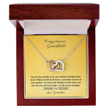 Granddaughter- Interlocking Hearts Necklace – A Gift of Love Across Generations (32)