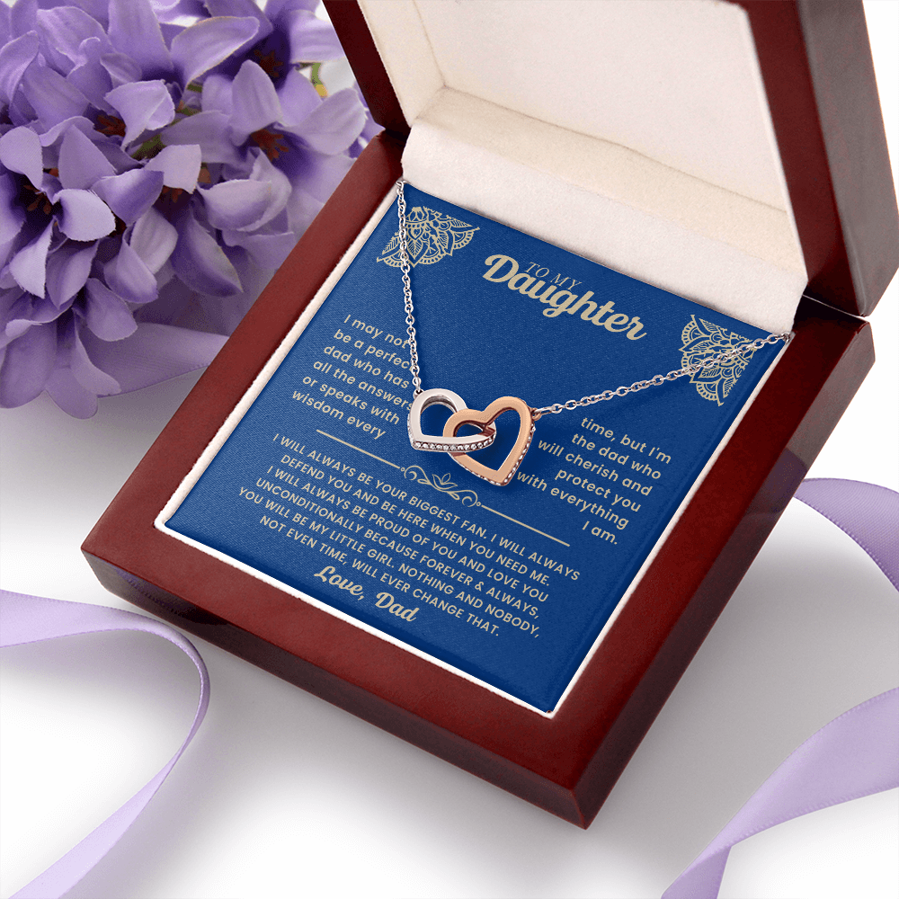 Daughter-Interlocking Heart Necklace (4)