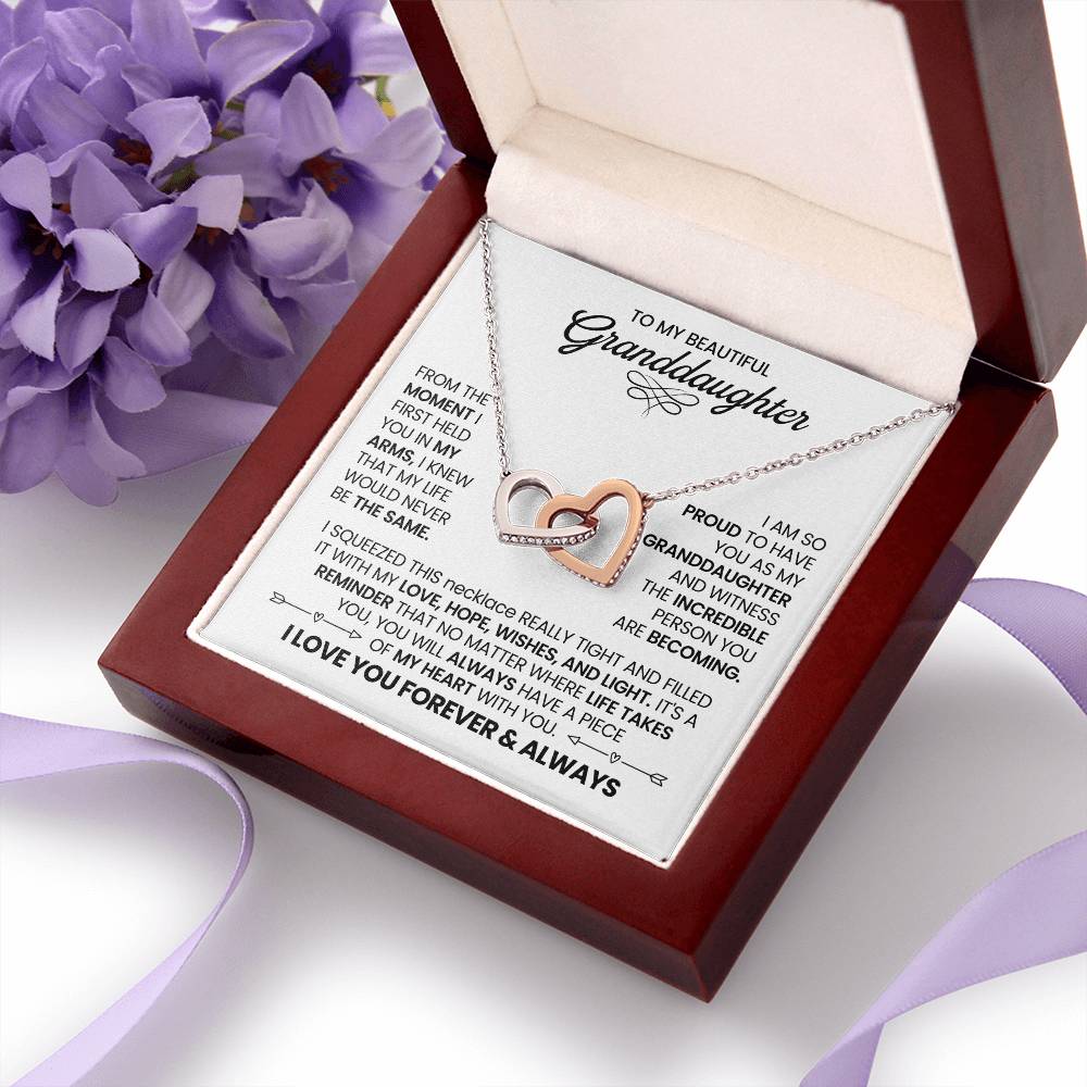 Granddaughter-Interlocking Heart Necklace (30)