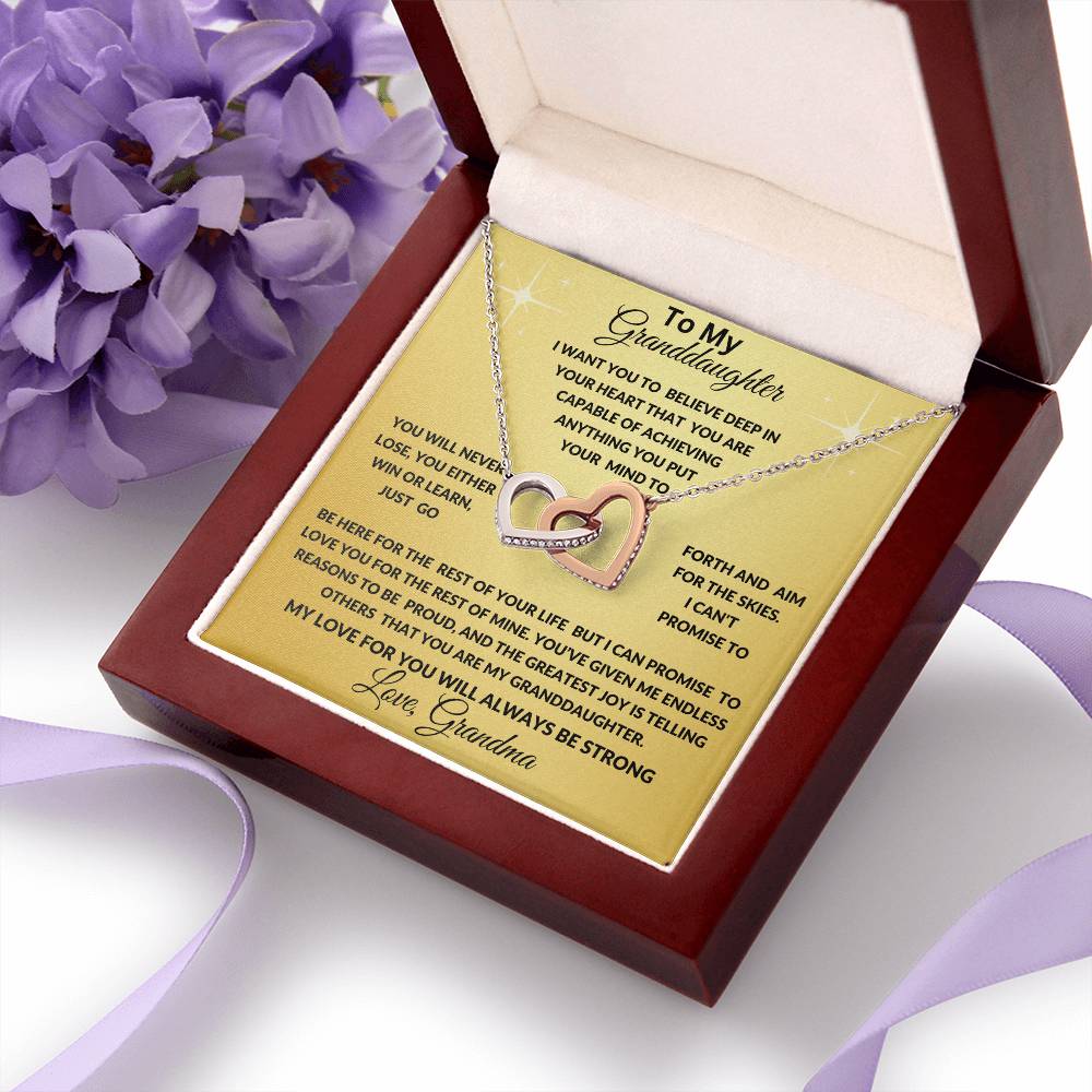 Granddaughter-Interlocking Heart Necklace (67)