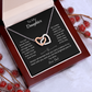 Daughter – Interlocking Heart Necklace – Personalized Gift from Any Sender (90)