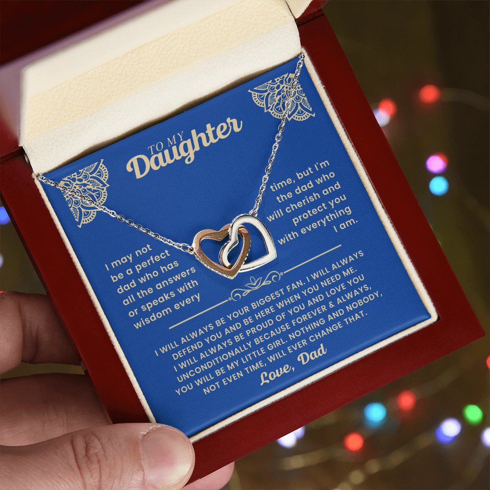 Daughter-Interlocking Heart Necklace (4)