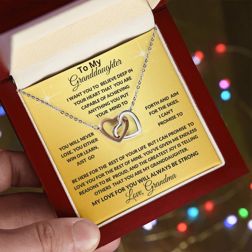 Granddaughter-Interlocking Heart Necklace (67)