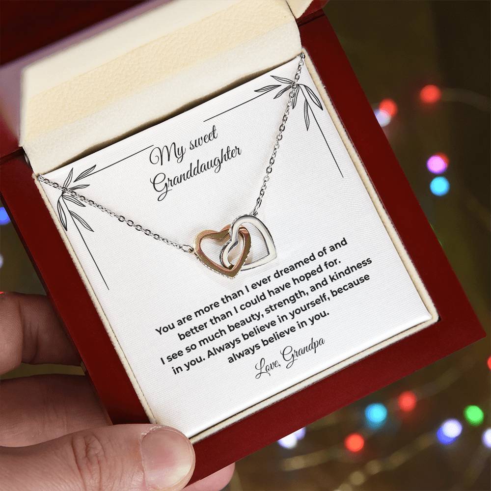 Granddaughter-Interlocking Heart Necklace (28)
