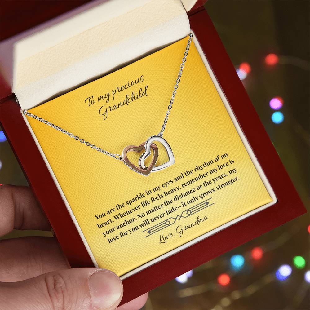 Granddaughter-Interlocking Heart Necklace (27)