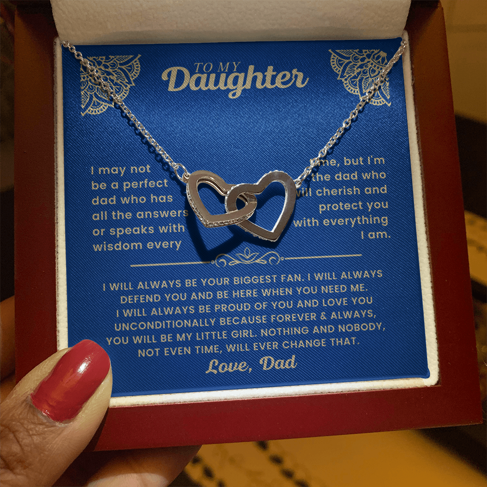 Daughter-Interlocking Heart Necklace (4)