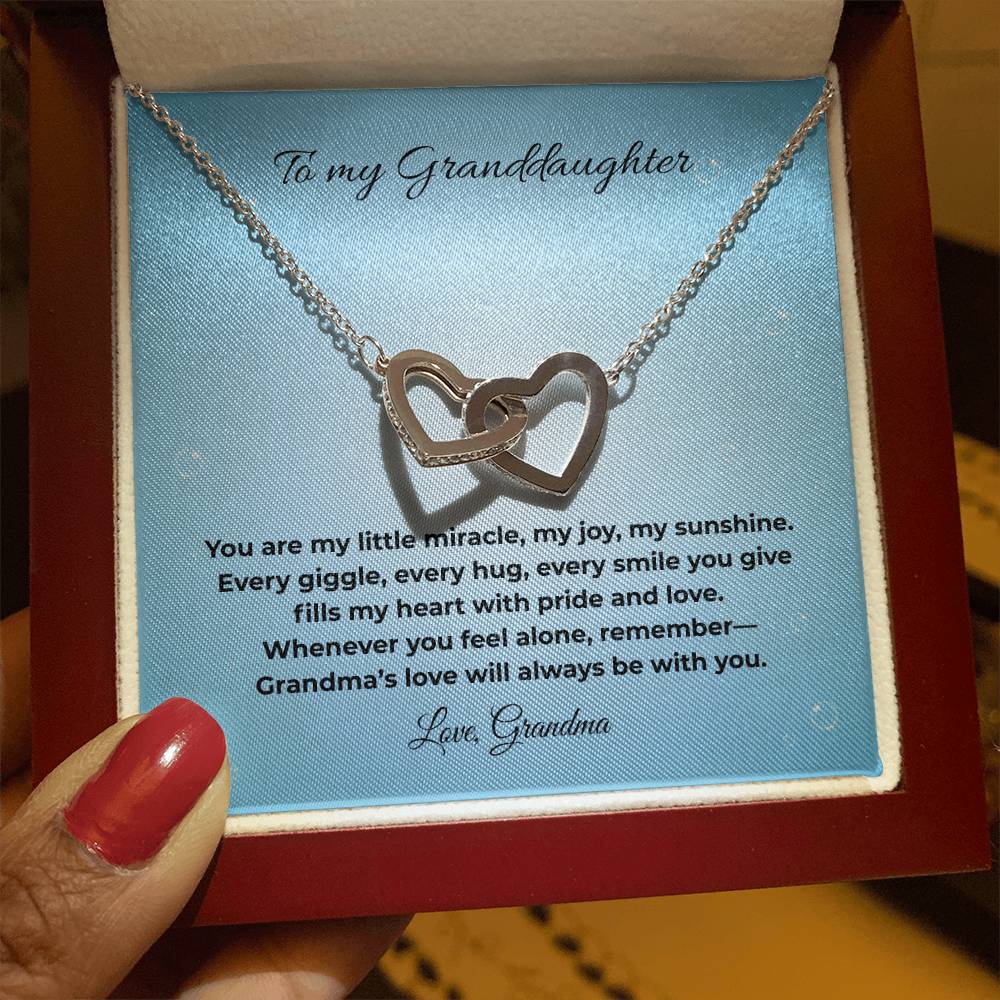 Granddaughter-Interlocking Heart Necklace (25)