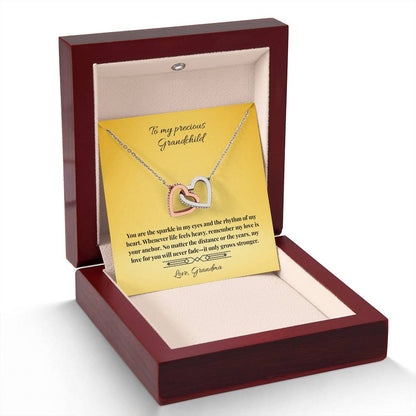 Granddaughter-Interlocking Heart Necklace (27)