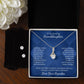 Granddaughter-Exclusive Alluring Beauty  Necklace & CZ Earring Set 135