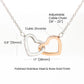 Celebrate Your Unbreakable Bond – Interlocking Hearts Necklace