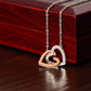 Celebrate Your Unbreakable Bond – Interlocking Hearts Necklace