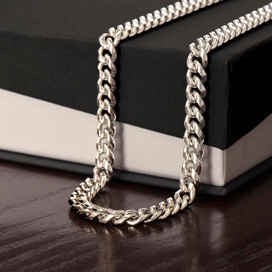 Bold & Timeless – Cuban Link Chain in Stainless Steel or 14K Gold, A Perfect Gift of Strength and Style