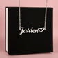 Personalized Heart Name Necklace - Essential Home Zone Essential Home Zone Jewelry Personalized Heart Name Necklace