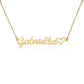 Personalized Heart Name Necklace - Essential Home Zone Essential Home Zone 18k Yellow Gold Finish / Standard Box Jewelry Personalized Heart Name Necklace