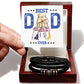 Dad- Best Pet Dad-Men's "Love You Forever" Bracelet