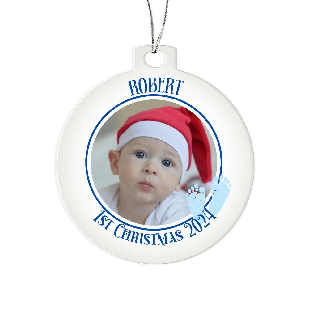 Baby's 1st Christmas Picture-A unique keepsake with our Personalized Acrylic Ornament,Christmas,Gift,Holiday 41 - Essential Home Zone Essential Home Zone Acrylic Ornament Ornaments Baby's 1st Christmas Picture-A unique keepsake with our Personalized Acrylic Ornament,Christmas,Gift,Holiday 41