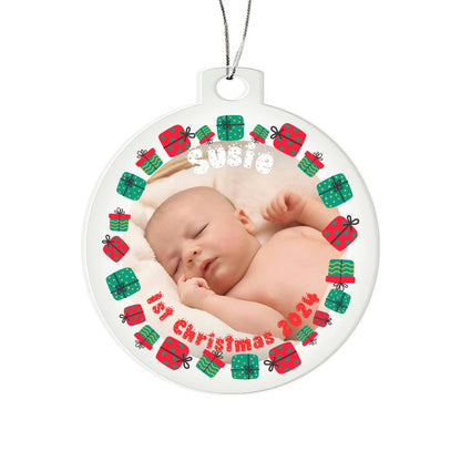 Your Baby's First Christmas-A unique keepsake with our Personalized Acrylic Ornament,Christmas,Gift 39 - Essential Home Zone Essential Home Zone Acrylic Ornament Ornaments Your Baby's First Christmas-A unique keepsake with our Personalized Acrylic Ornament,Christmas,Gift 39