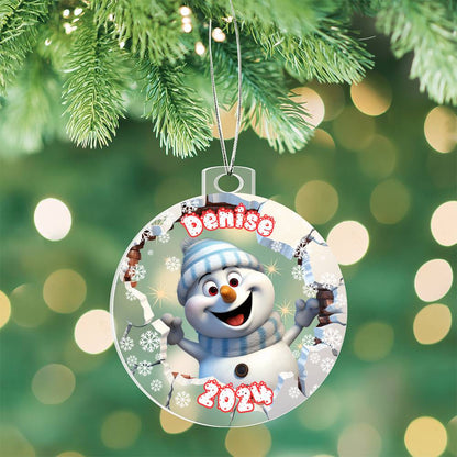 3D Snowman-A unique keepsake with our Personalized Acrylic Ornament,Christmas,Holiday,Gift 10 - Essential Home Zone Essential Home Zone Acrylic Ornament Ornaments 3D Snowman-A unique keepsake with our Personalized Acrylic Ornament,Christmas,Holiday,Gift 10