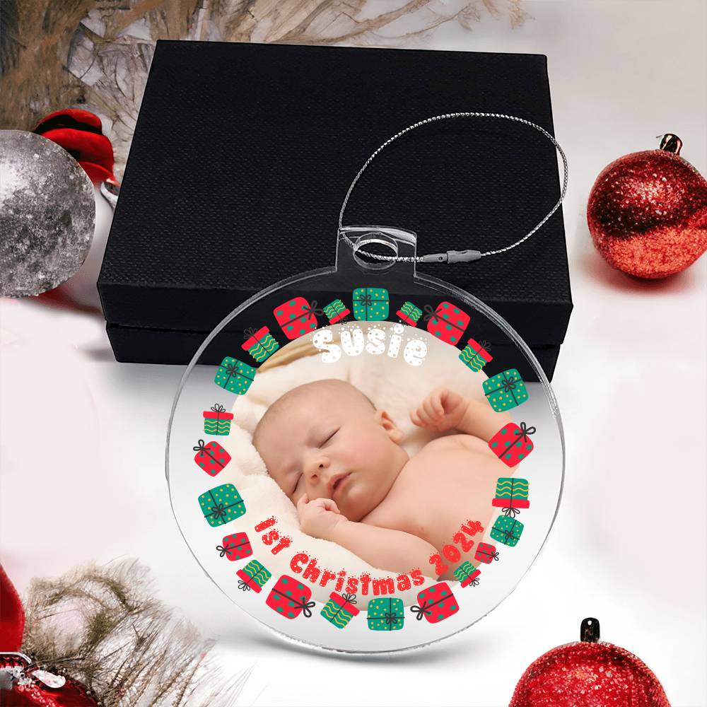 Your Baby's First Christmas-A unique keepsake with our Personalized Acrylic Ornament,Christmas,Gift 39 - Essential Home Zone Essential Home Zone Ornaments Your Baby's First Christmas-A unique keepsake with our Personalized Acrylic Ornament,Christmas,Gift 39