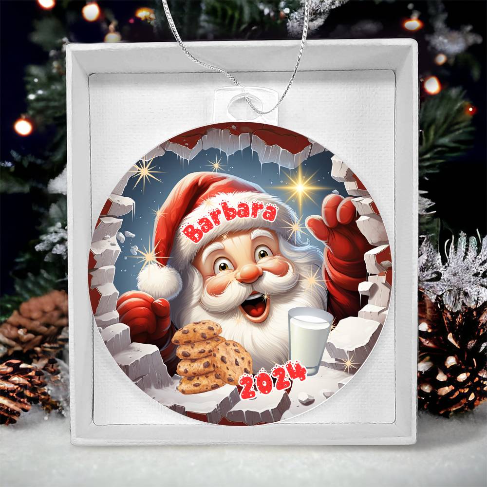 3D Santa-A unique keepsake with our Personalized Acrylic Ornament,Christmas,Holiday,Gift 8 - Essential Home Zone Essential Home Zone Acrylic Ornament with Gift Box Ornaments 3D Santa-A unique keepsake with our Personalized Acrylic Ornament,Christmas,Holiday,Gift 8