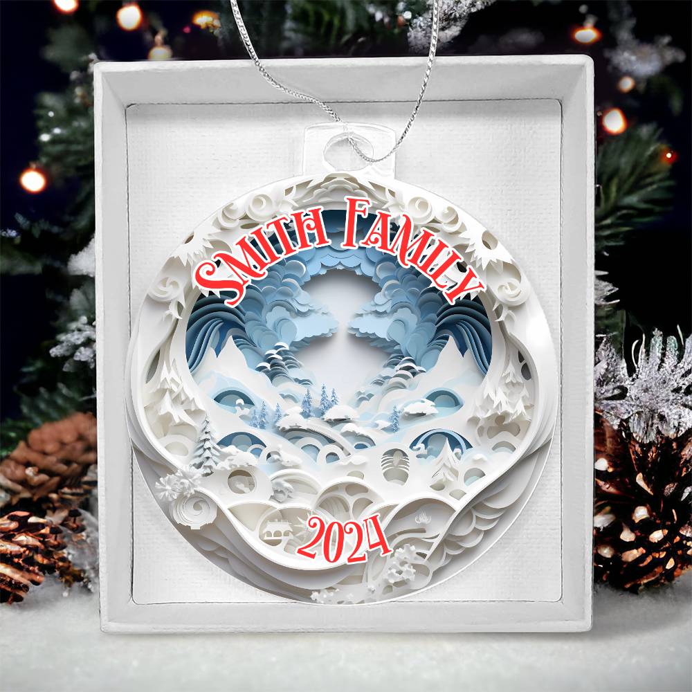 3D papercut Fantasy City-A unique keepsake with our Personalized Acrylic Ornament,Christmas,Holiday,Gift 22 - Essential Home Zone Essential Home Zone Acrylic Ornament with Gift Box Ornaments 3D papercut Fantasy City-A unique keepsake with our Personalized Acrylic Ornament,Christmas,Holiday,Gift 22