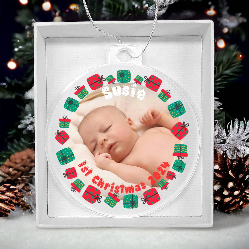 Your Baby's First Christmas-A unique keepsake with our Personalized Acrylic Ornament,Christmas,Gift 39 - Essential Home Zone Essential Home Zone Ornaments Your Baby's First Christmas-A unique keepsake with our Personalized Acrylic Ornament,Christmas,Gift 39