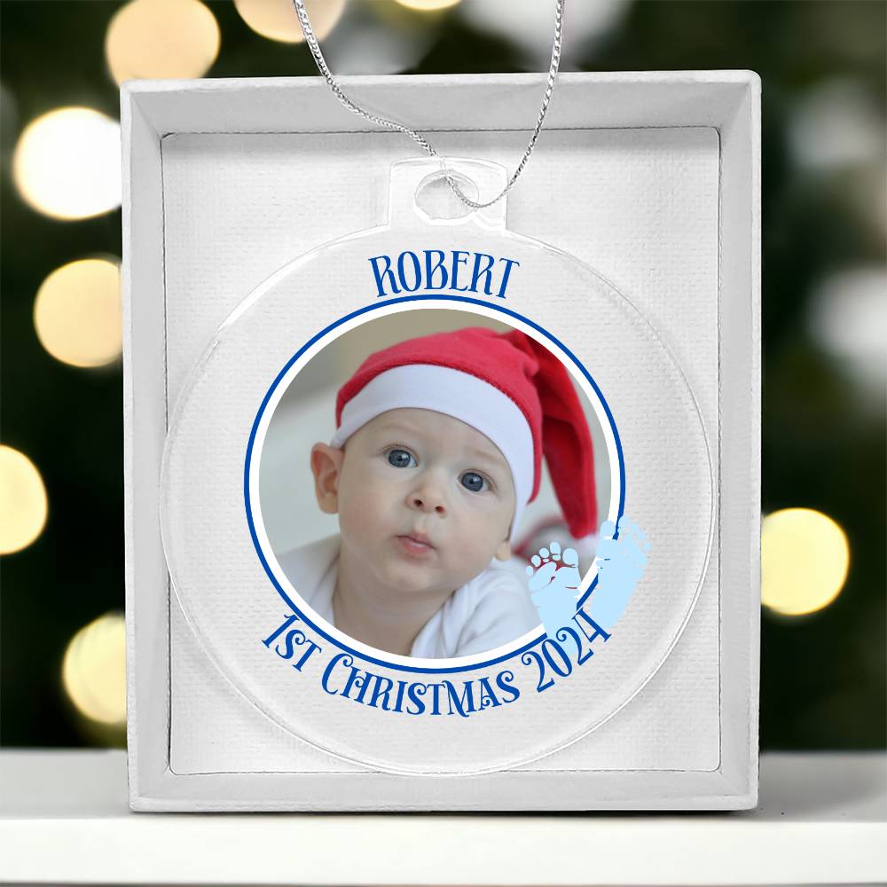 Baby's 1st Christmas Picture-A unique keepsake with our Personalized Acrylic Ornament,Christmas,Gift,Holiday 41 - Essential Home Zone Essential Home Zone Ornaments Baby's 1st Christmas Picture-A unique keepsake with our Personalized Acrylic Ornament,Christmas,Gift,Holiday 41