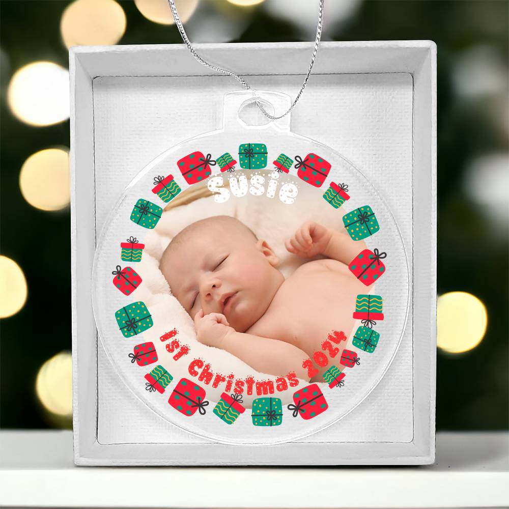 Your Baby's First Christmas-A unique keepsake with our Personalized Acrylic Ornament,Christmas,Gift 39 - Essential Home Zone Essential Home Zone Ornaments Your Baby's First Christmas-A unique keepsake with our Personalized Acrylic Ornament,Christmas,Gift 39