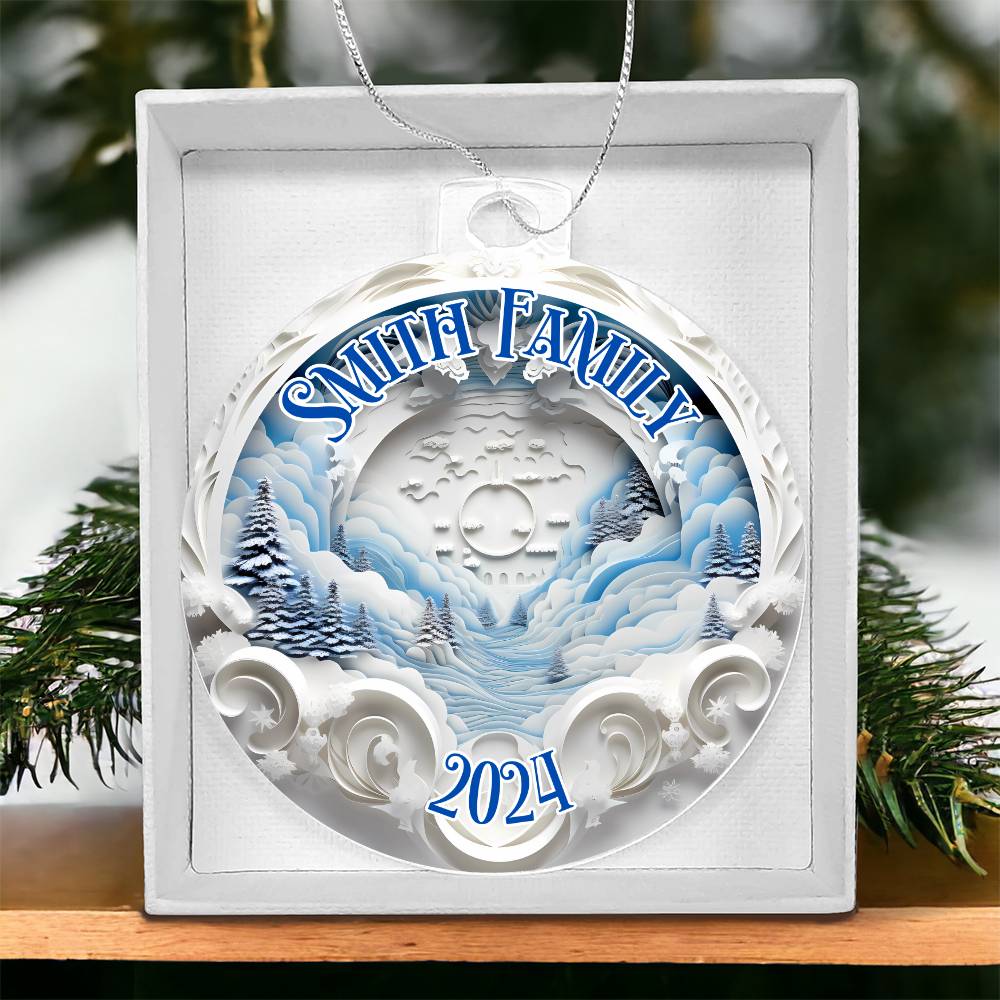 3D Papercut Fantasy City-A unique keepsake with our Personalized Acrylic Ornament,Christmas,Holiday,Gift 24 - Essential Home Zone Essential Home Zone Ornaments 3D Papercut Fantasy City-A unique keepsake with our Personalized Acrylic Ornament,Christmas,Holiday,Gift 24