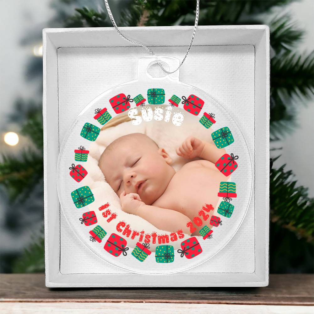 Your Baby's First Christmas-A unique keepsake with our Personalized Acrylic Ornament,Christmas,Gift 39 - Essential Home Zone Essential Home Zone Ornaments Your Baby's First Christmas-A unique keepsake with our Personalized Acrylic Ornament,Christmas,Gift 39