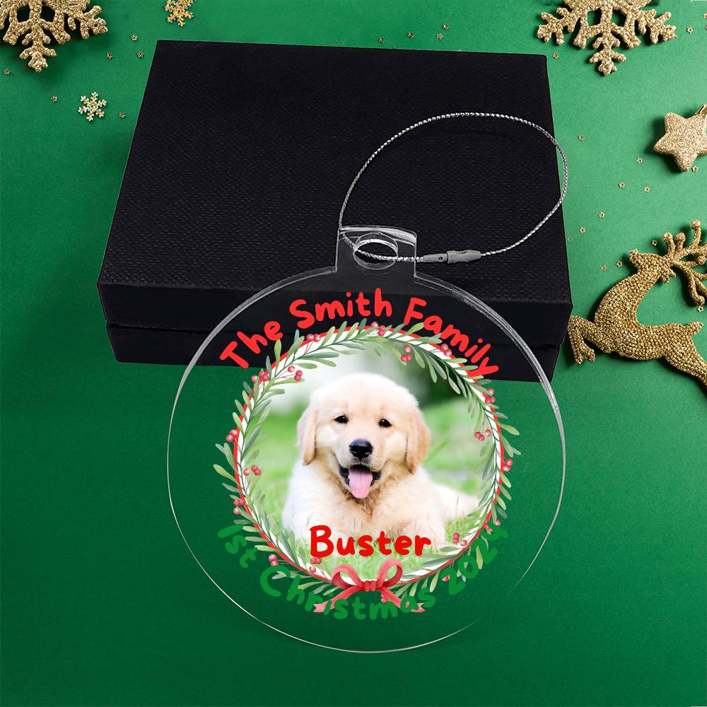 New Dog Parent 1st Christmas-A unique keepsake with our Personalized Acrylic Ornament,Christmas,Gift,Holiday 43 - Essential Home Zone Essential Home Zone Ornaments New Dog Parent 1st Christmas-A unique keepsake with our Personalized Acrylic Ornament,Christmas,Gift,Holiday 43