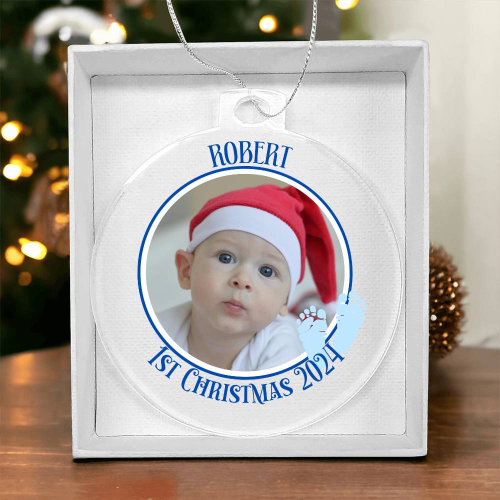 Baby's 1st Christmas Picture-A unique keepsake with our Personalized Acrylic Ornament,Christmas,Gift,Holiday 41 - Essential Home Zone Essential Home Zone Ornaments Baby's 1st Christmas Picture-A unique keepsake with our Personalized Acrylic Ornament,Christmas,Gift,Holiday 41