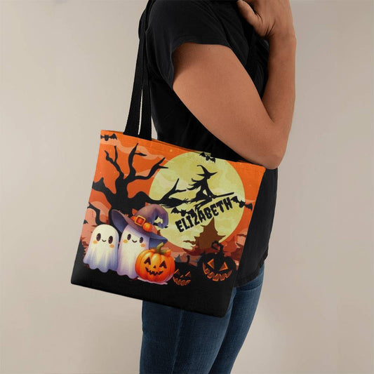 Friendly Ghosts-Custom Name Halloween Trick or Treat Bag,Kids Halloween Candy Sack,Personalized Halloween Bag,Halloween Canvas Tote for Boy/Girl 31 - Essential Home Zone Essential Home Zone Tote Bags Friendly Ghosts-Custom Name Halloween Trick or Treat Bag,Kids Halloween Candy Sack,Personalized Halloween Bag,Halloween Canvas Tote for Boy/Girl 31