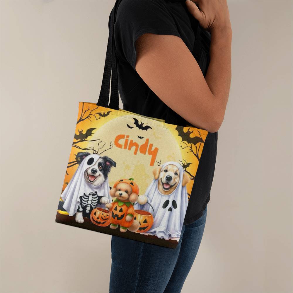 Halloween Dogs-Custom Name Halloween Trick or Treat Bag,Kids Halloween Candy Sack,Personalized Halloween Bag,Halloween Canvas Tote for Boy/Girl 32 - Essential Home Zone Essential Home Zone Tote Bags Halloween Dogs-Custom Name Halloween Trick or Treat Bag,Kids Halloween Candy Sack,Personalized Halloween Bag,Halloween Canvas Tote for Boy/Girl 32