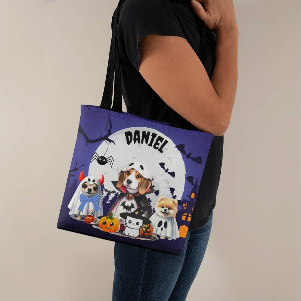 Halloween Dogs-Custom Name Halloween Trick or Treat Bag,Kids Halloween Candy Sack,Personalized Halloween Bag,Halloween Canvas Tote for Boy/Girl 29 - Essential Home Zone Essential Home Zone Tote Bags Halloween Dogs-Custom Name Halloween Trick or Treat Bag,Kids Halloween Candy Sack,Personalized Halloween Bag,Halloween Canvas Tote for Boy/Girl 29