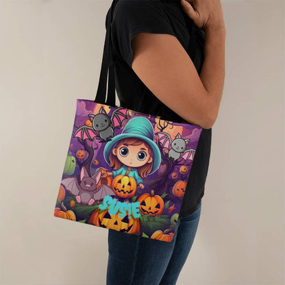 Little Girl-Custom Name Halloween Trick or Treat Bag,Kids Halloween Candy Sack,Personalized Halloween Bag,Halloween Canvas Tote for Boy/Girl 20 - Essential Home Zone Essential Home Zone Tote Bags Little Girl-Custom Name Halloween Trick or Treat Bag,Kids Halloween Candy Sack,Personalized Halloween Bag,Halloween Canvas Tote for Boy/Girl 20