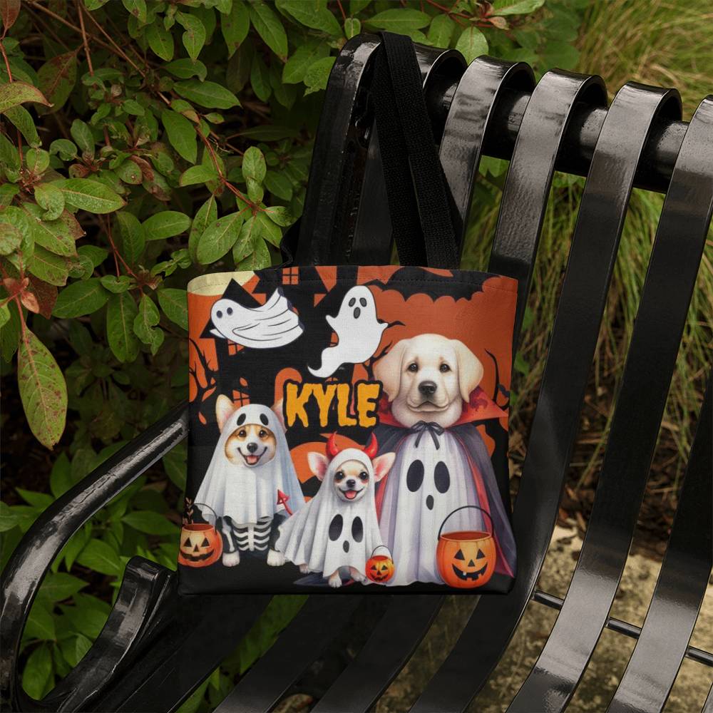 Halloween Dogs--Custom Name Halloween Trick or Treat Bag,Kids Halloween Candy Sack,Personalized Halloween Bag,Halloween Canvas Tote for Boy/Girl 21 - Essential Home Zone Essential Home Zone Tote Bags Halloween Dogs--Custom Name Halloween Trick or Treat Bag,Kids Halloween Candy Sack,Personalized Halloween Bag,Halloween Canvas Tote for Boy/Girl 21