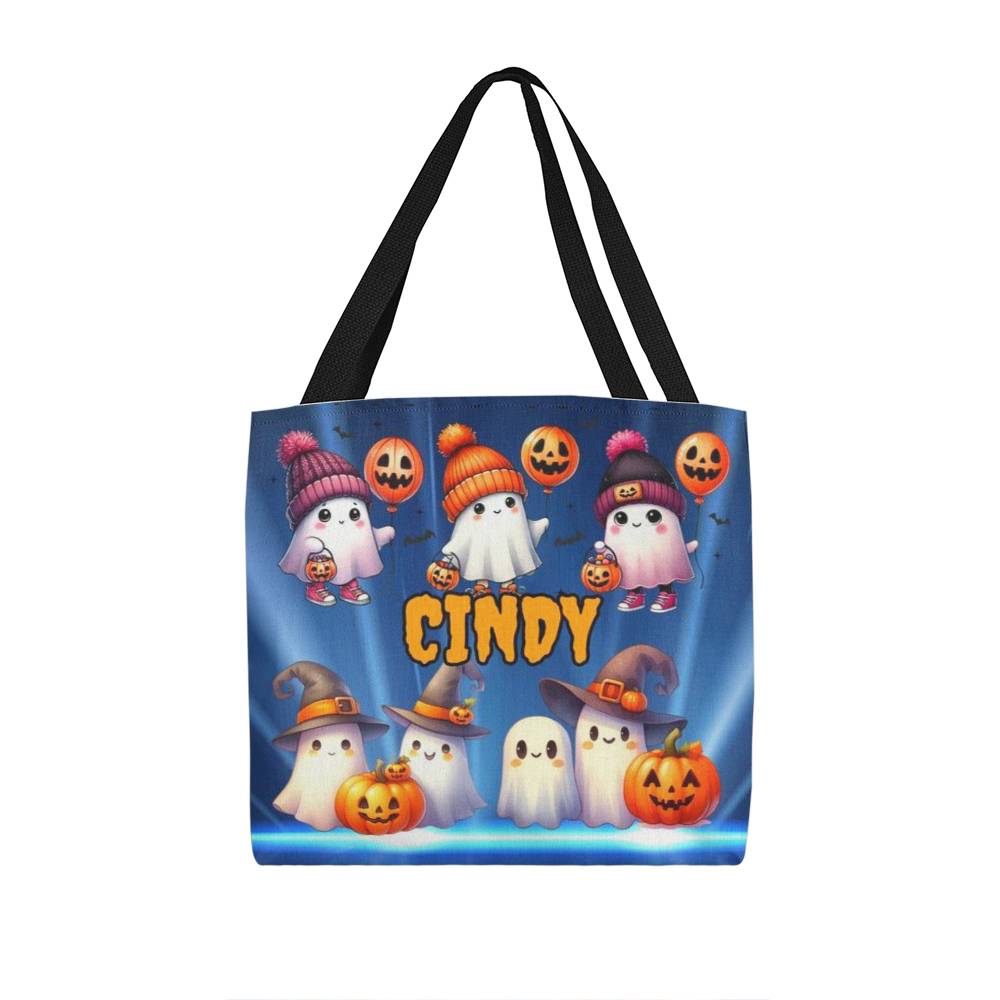 Cute Ghost with hats--Custom Name Halloween Trick or Treat Bag,Kids Halloween Candy Sack,Personalized Halloween Bag,Canvas Tote for Boy/Girl 10 - Essential Home Zone Essential Home Zone Tote Bags Cute Ghost with hats--Custom Name Halloween Trick or Treat Bag,Kids Halloween Candy Sack,Personalized Halloween Bag,Canvas Tote for Boy/Girl 10