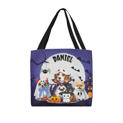 Halloween Dogs-Custom Name Halloween Trick or Treat Bag,Kids Halloween Candy Sack,Personalized Halloween Bag,Halloween Canvas Tote for Boy/Girl 29 - Essential Home Zone Essential Home Zone Tote Bags Halloween Dogs-Custom Name Halloween Trick or Treat Bag,Kids Halloween Candy Sack,Personalized Halloween Bag,Halloween Canvas Tote for Boy/Girl 29